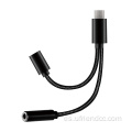 Adaptador de cargador tipo C a 3.5 mm altamente compatible